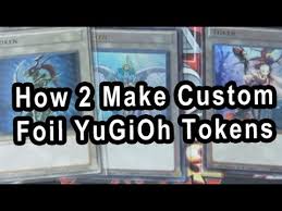 I proudly present you my card creator. How 2 Make Custom Foil Yugioh Tokens Youtube
