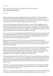 I know it sounds a bit silly. 5 Tips To Make Her Want You Again