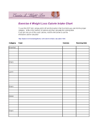 Weight Loss Calorie Intake Chart Free Download