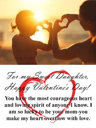Happy valentine's day to my amazing wife! Loving Happy Valentine S Day Card For Daughter Birthday Greeting Cards By Davia
