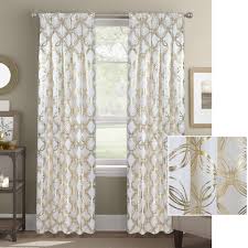 Better Homes Gardens Chain Link Metallic Gold Or Silver Window Curtain Panel Walmart Com Panel Curtains Curtains Decorative Curtain Rods