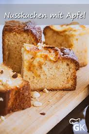Nusskuchen Mit Apfel Rezept Rezept Nusskuchen Kuchen Rezepte