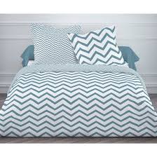 Parure De Couette 100 Coton 57 Fils 240x220 Zigzag Housse De Couette Parure De Couette Housse De Couette Grise