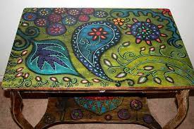 Add style to your home, with pieces that add to your decor while providing hidden storage. Roadside Rescue Funky Painted Furniture Painted Coffee Tables Funky Home Decor