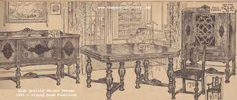 Mid 20 S Walnut Veneer Dining Room Furniture Set Consisting Of Table And Chairs China Ca Antique Dining Room Sets 1920s Furniture Dining Room Furniture Styles
