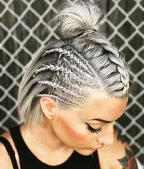 Messy braided pony for shorter hair. 17 Easy Updo Hairstyles For Short Hair Short Hairstyles Haircuts 2019 2020