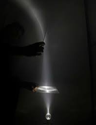 Cathedral Of Light Bent Beams Create Illusory Arches Designs Ideas On Dornob Light Art Light Installation Lights Artist