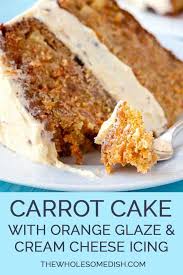 The Best Moist Carrot Cake The Wholesome Dish Recipe Moist Carrot Cakes Carrot Cake Best Carrot Cake