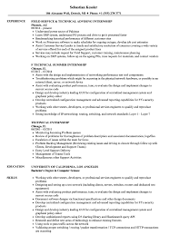 You need the resume to capture a hiring manager's attention quickly and show how your specific skill set, accomplishments, and education make you the perfect candidate for a specific job. Technical Internship Resume Samples Velvet Jobs