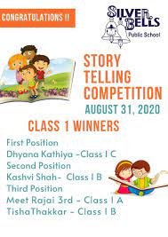 World storytelling day is a day to celebrate the art of storytelling. Story Telling Competition Winners 2020 Class 1 Bhavnagar Silver Bells Public School