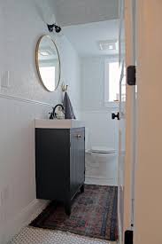 Measuring about 25 inches wide and 36 inches high, it can fit into a small corner and make room for storage, too. Customizing An Ikea Vanity For A Bungalow Bathroom Ikea Hackers