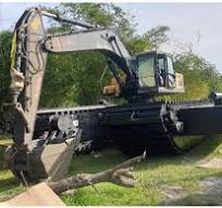 Amphibious Pontoon Excavator | function and working conditions