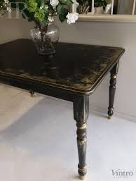 Pera Rustic Black And Gold Table In 2020 Rustic Black Black Painted Furniture Upcycled Furniture Before And After