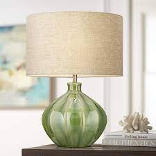 Find lighting you love at hayneedle, where you can buy online while you explore our room designs and curated looks for tips, ideas & inspiration to help you along the way. Gordy Green Ribbed Ceramic Table Lamp 56h48 Lamps Plus