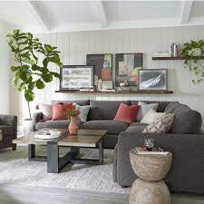 Allure Large L Shaped Sectional In 2021 Above Couch Decor Couch Decor Wall Decor Living Room