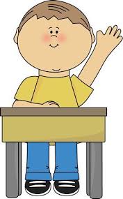 Raise Hand Clip Art Raising Hand Clip Art Image Boy Sitting At A School Desk And Raising School Kids Images Clip Art School Kids Kids Clipart