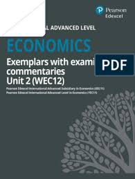 We ensure that there is no way you could find your paper plagiarized. Ial Economics Unit 2 Exemplar Responses Gce Advanced Level United Kingdom Economics