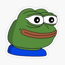 Pepee oyunları, sevimli kahraman pepee ile eğitici ve öğretici oyunlar, pepe boyama ve pepe bulmacalaları oynayın. Yep Pepe Weisse Kontur Sticker Von Mullelito Redbubble