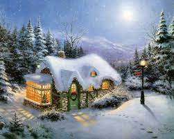 Winter Fan Art Thomas Kinkade Winter Thomas Kinkade Paintings Thomas Kinkade Art Kinkade Paintings