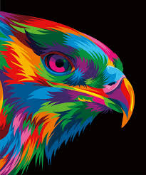 13 Colorful Animal Vector Illustration On Behance Colorful Animal Paintings Diy Canvas Art Painting Animal Paintings