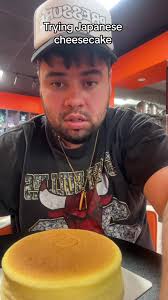 Trying Japanese cheesecake #foodreview