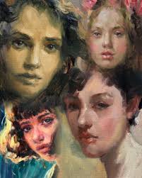 Acrylic painting with a wet palette for better results