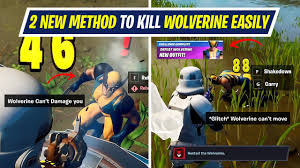 How to unlock wolverine skin in fortnite how to unlock wolverine ferocious wrap in fortnite. New Glitch Makes Wolverine Easy Kill In Fortnite How To Defeat Wolverine In Fortnite Season 4 Youtube