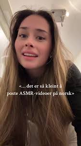 Norsk ASMR-video inspirert av MINATOMINE FRØSAKER 😂💆🏽‍♀️💤