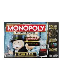 Monopoly banker allows you to handle everybody's money when playing monopoly.monopoly wallet also has an extra account for free parking.the monopoly banker can be opened by swiping. Hasbro Board Games Monopoly Ultimate Banking Myer