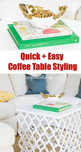 Despite this seeming like the longest tutorial ever, this project didn't actually take that long to do. Quick Coffee Table Decorating Ideas Four Generations One Roof