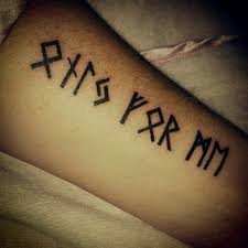 Obviously, my desire to get this tattoo has certainly dwindled. Rune Tattoos