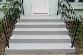 Our list of porch remodel ideas includes concepts suitable for everything from a concrete slab to a stoop to a four season room. Nudeck By Ugl Concrete Application Painted Concrete Porch Concrete Stairs Painted Concrete Steps