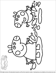 Peppa pig show revolves around peppa, an anthropomorphic female pig & her life with her family & friends. Peppa Pig Coloring Pages Coloring Home