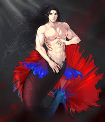 Pin By Coyote He Him On Male Art Anime Mermaid Male Mermaid Anime Merman