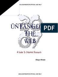 The aim of world change academy is to base change to scientific grounds. Nsa Untangling The Web A Guide To Internet Research Unredacted