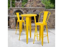 Outdoor pub table sets also go the distance in creating a parisian café ambience. Stools Flash Furniture 24 Round Orange Metal Indoor Outdoor Bar Table Set With 2 Cafe Stools Toys Games Rdtech Co Rw