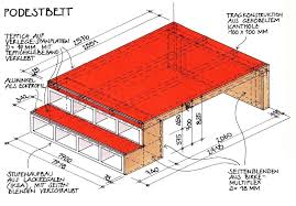 Unsere anforderungen an das bett und die bauanleitung: Podestbett Bauanleitung Mit Bauskizze Bau Welt De