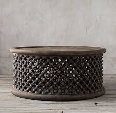 Wood Coffee Table Coffee Table Bamileke Vintage Stool