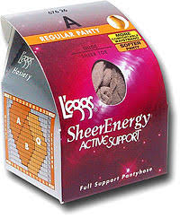 Sheer Pantyhose Leggs Sheer Energy Active Support