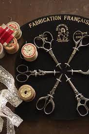 アンティーク手芸小物 糸切りバサミ メルスリー ハサミ フランス 糸切り ミニチュア 作り方 アンティーク