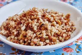 Heat vegetable oil in a small heavy pot over medium heat until a thermometer registers 325°f. Zitronen Couscous Salat Mit Macadamia Nussen Tag Rezepte