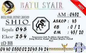 Syair Togel Sydney Hari Ini 28 Januari 2019 Romantis Peringatan