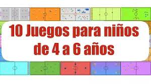 Juegos para niños entre 0 y 2 años estas actividades fueron extraídas de: 10 Juegos Para Ninos De 4 A 6 Anos Juegos Educacion Fisica Youtube