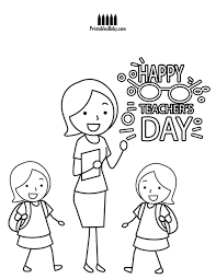 Get free printable coloring pages for kids. Happy Teachers Day Drawing For Kids Novocom Top
