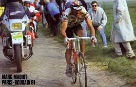 He arrives masked on this tour with an idea behind his head, he confirms. Miroir Du Cyclisme On Twitter Marc Madiot Paris Roubaix 1991 Henri Besson Mc Parisroubaix Hellofthenorth