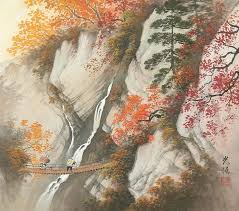 Consequently, many japanese landscape paintings portray mountains and flowing water. Pin On Japanese Landscape Painting