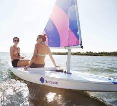 It's still the boat a lot of adults remember having their first sailing experiences o. Recreational Sunfish Shoreline Sailboats