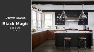 Eh Design S Top Picks For Black Cabinetry Colors Sherwin Williams Colors Industrial Kitchen Design Black Paint Color
