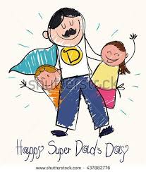 Finally, this kids drawing that started off great but took a turn for the worse. Children Draw For Father S Day With A Super Dad With Moustache And Cape With Son And Daughter In Doodle Style Drawing For Kids Super Dad Dad Day