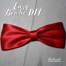 How do you make a bow out of a ribbon? Red Ribbon Bowties Easy Diy This Is A Fun And Simple Way To Make Bowties This Would Be Great For Little Matchi Diy Bow Tie Make A Bow Tie Bows Diy